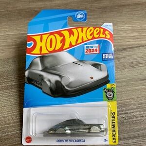 Hot Wheels Porsche 911 Carrera Race Car Keychain Fob Ornament Hotwheels 2024 New